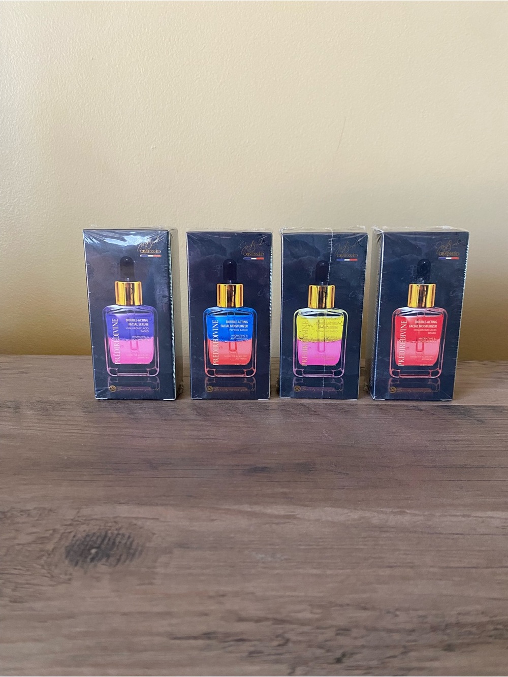 Predire Paris set of 4 serums and moisturizers. All brand new and sealed.